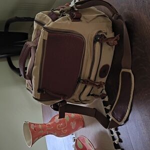 The Territory Ahead Canvas & Leather CarryOn  MINTCOND & BONUS New Alpaca Scarf